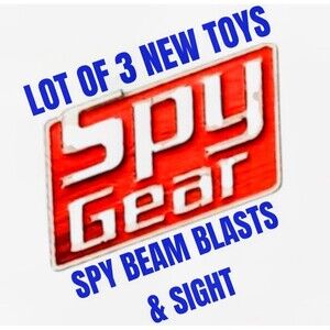 SPY EAR BEAM SPY SIGHT & BEAM BLAST Collectible Spy Gear Toys NEW 2012